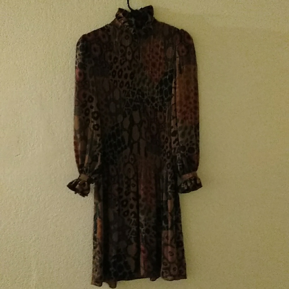Vintage Raul Blanco Semi Sheer Dress